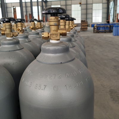 Cheap seamless steel 40l co2 gas cylinder price for Africa market