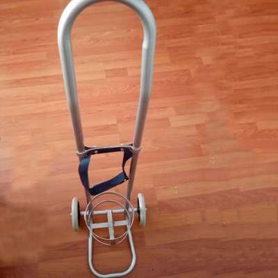 Portable Stainless Oxygen Gas Bottle Cylinder Cart Trolley