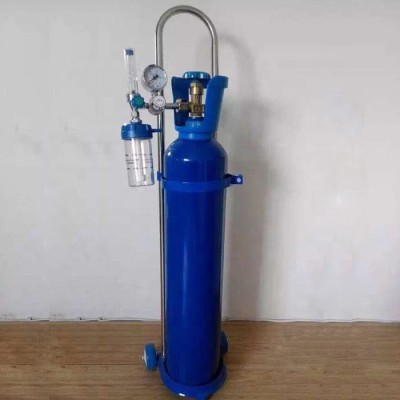 Oxygen bottle cart cylinder trolley for hospital