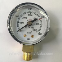 400bar pressure gauge for gas