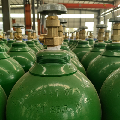 Seamless steel 40L oxygen cylinders for sale